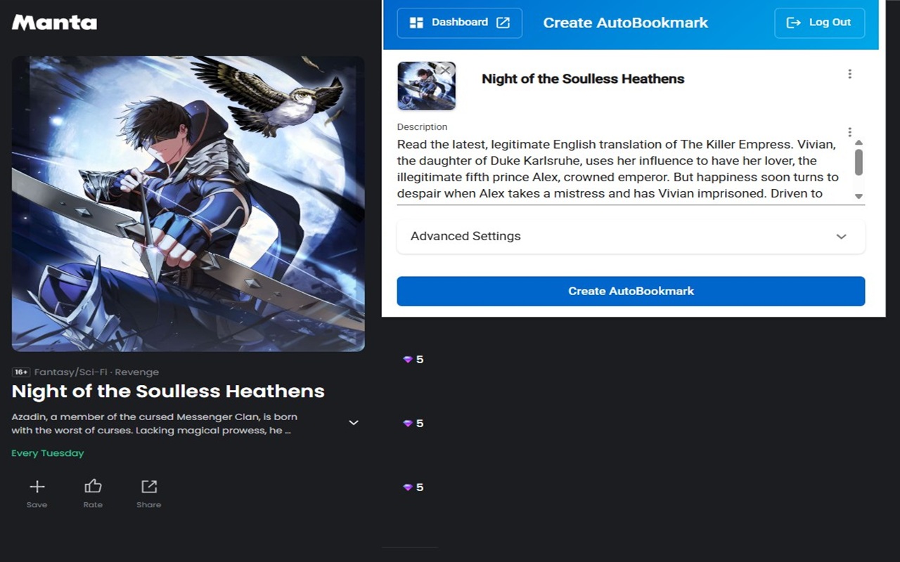 Create your first AutoBookmark